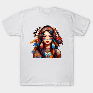 Native American, Beauty, Dakota Star | Catsie Cat T-Shirt